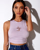 Afbeelding van Raze Crop Top in Violet Cupid Embro