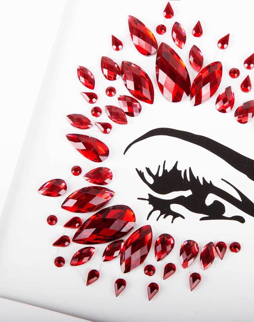 Juweel met rood diamantgezicht van Gypsy Shrine