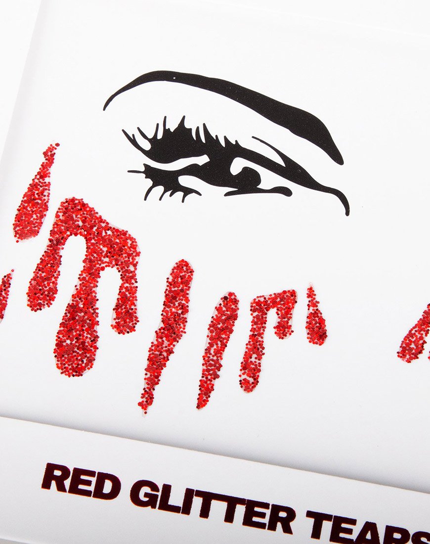 Afbeelding van Red Blood Glitter Tear Sticker van Gypsy Shrine