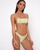 Afbeelding van Farida Bottom Bikini in Croc Green