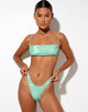 Afbeelding van Reema Tube Bikinitop in 70s Ripple Green
