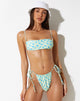 Afbeelding van Reema Bikinitop in Ditsy Flower Lime Blue