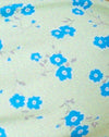 Ditsy Bloem Limoenblauw