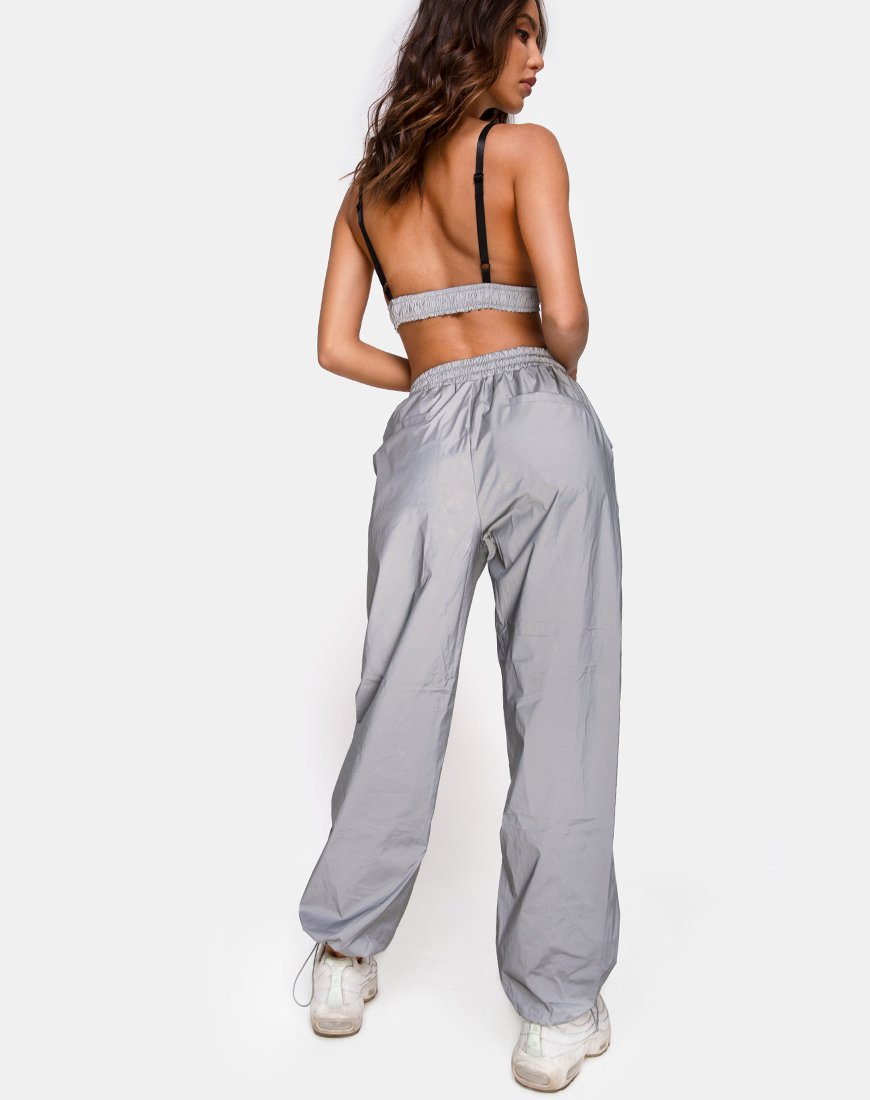 Afbeelding van Beval Jogger Broek in Reflecterend Zilver