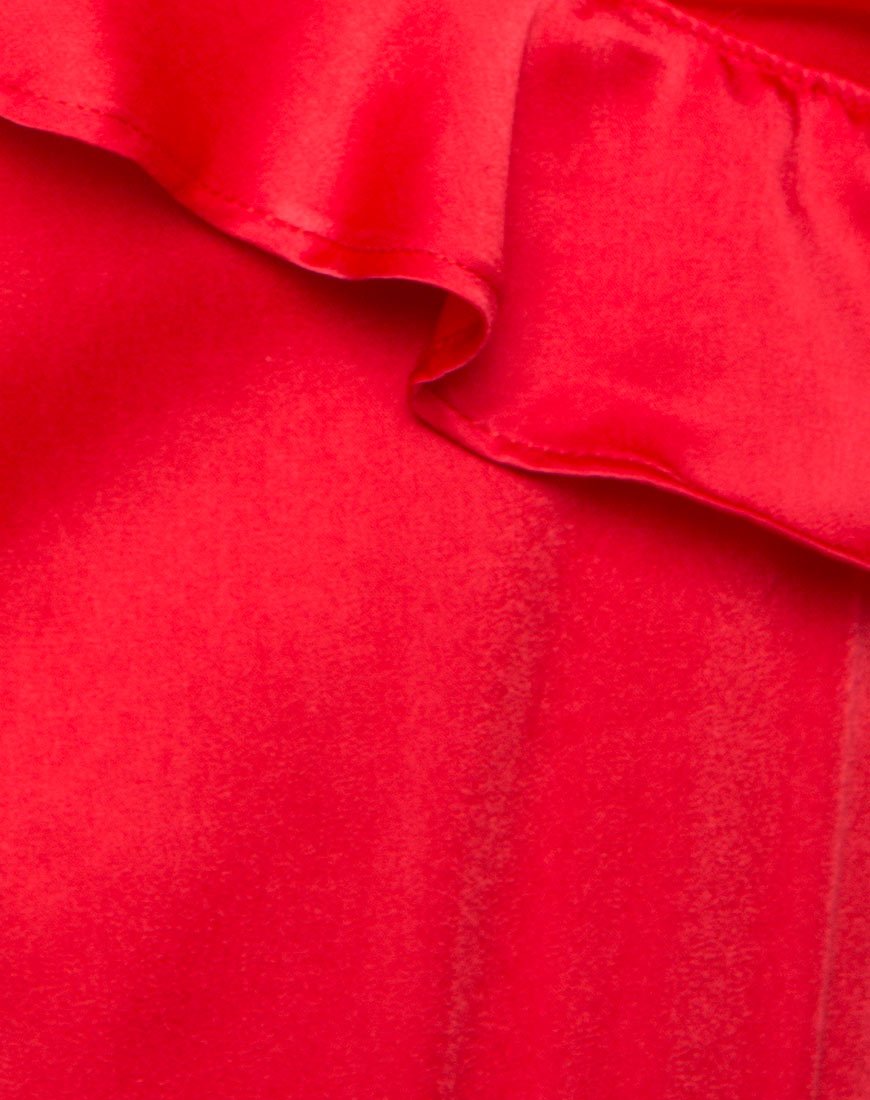 Afbeelding van Reilly Cold Shoulder Bodice in Rood