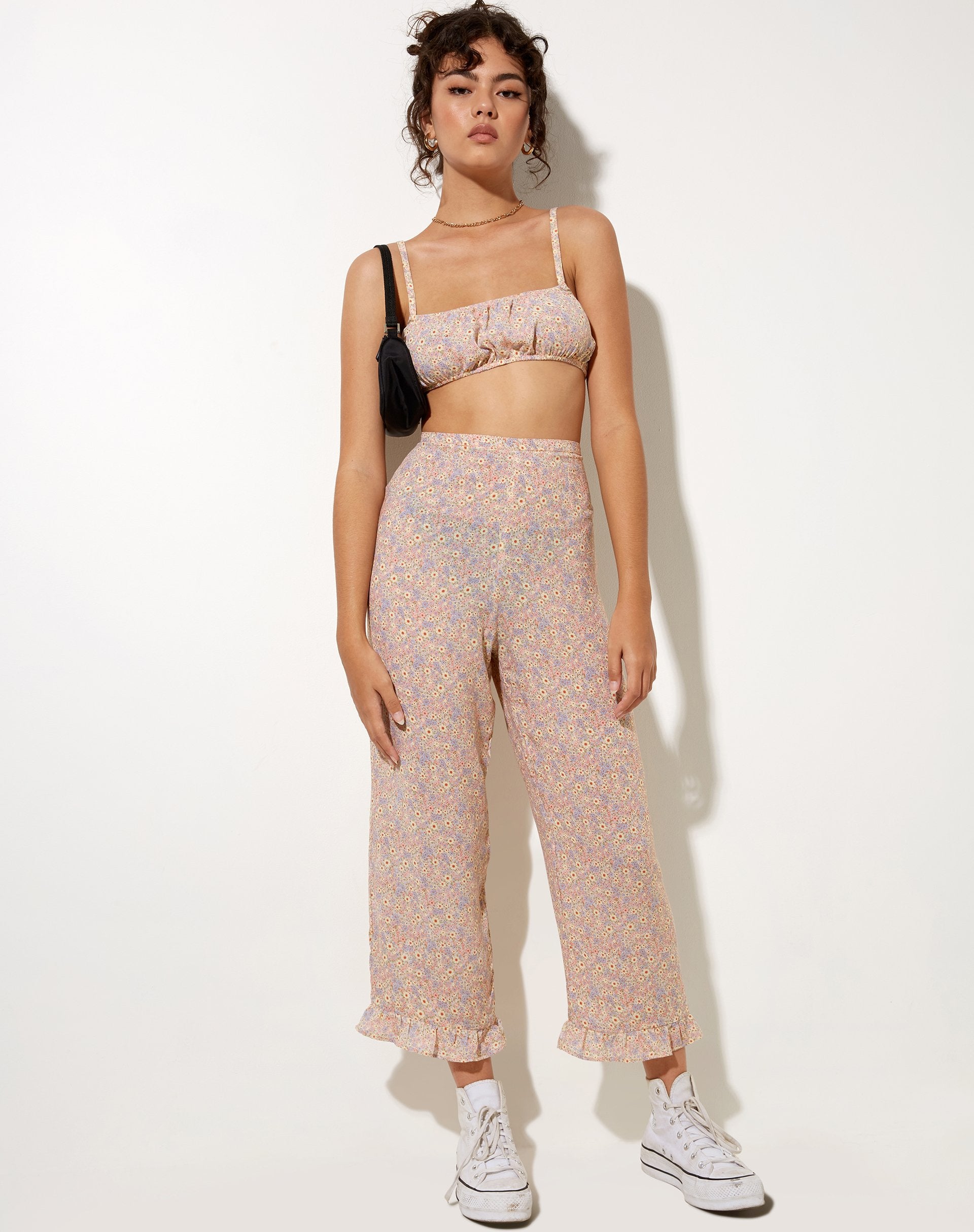 Afbeelding van Bianca Culotte Broek in 70s Prairie Girl Floral