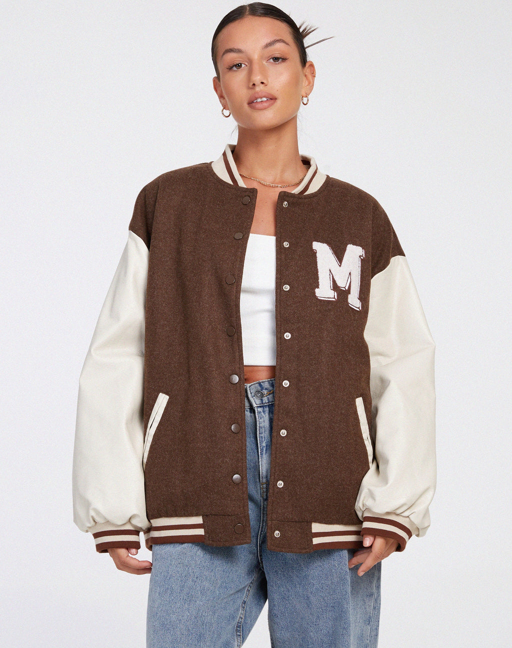 Bama Varsity Jas in Bruin Beige