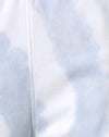 Blauw-witte Swirl Tie Dye