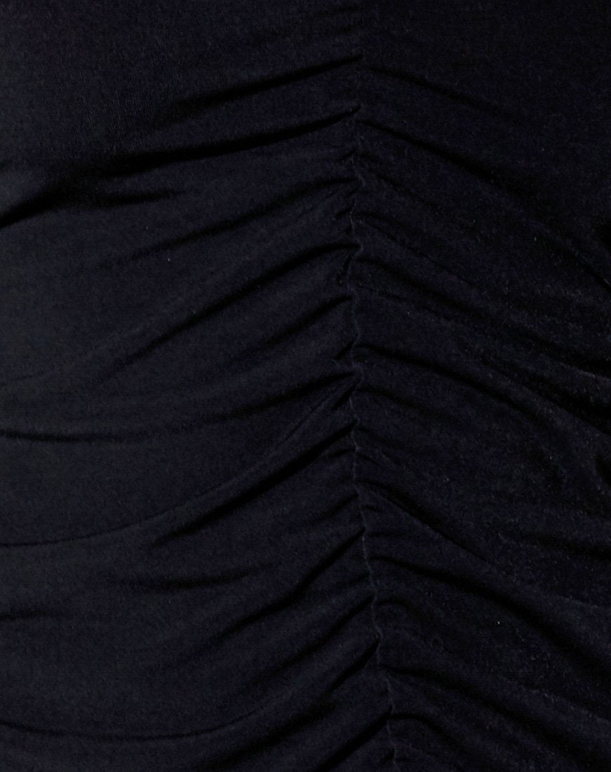 Afbeelding van Laras Bodycon Jurk in Polycrepe Zwart