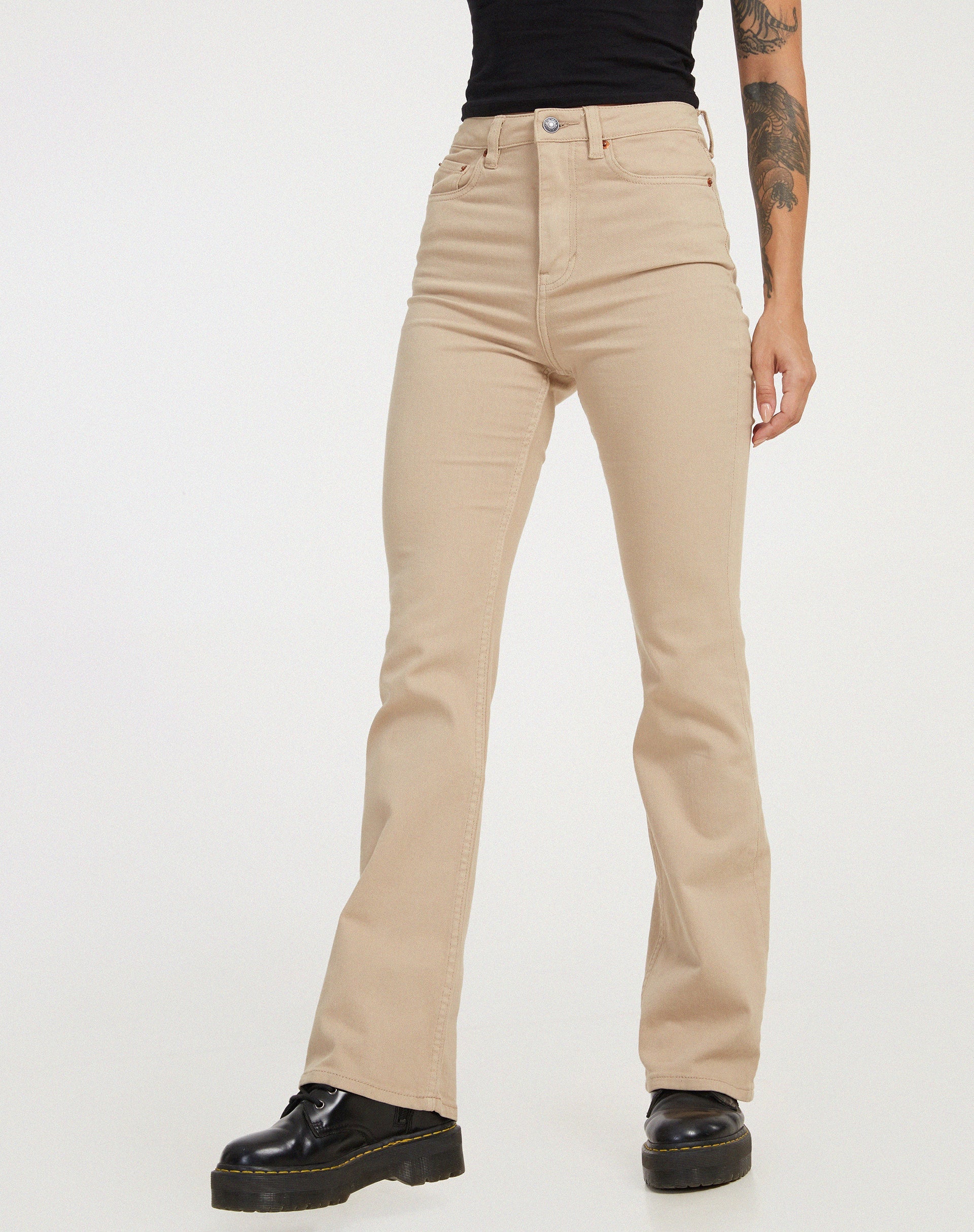 Afbeelding van Bootleg Jeans in Sandwash