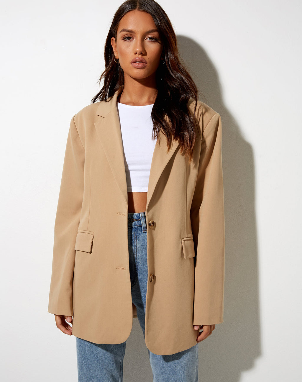 Maiwa Blazer in Amandel
