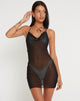 Afbeelding van Maye Mini Dress in Zwart