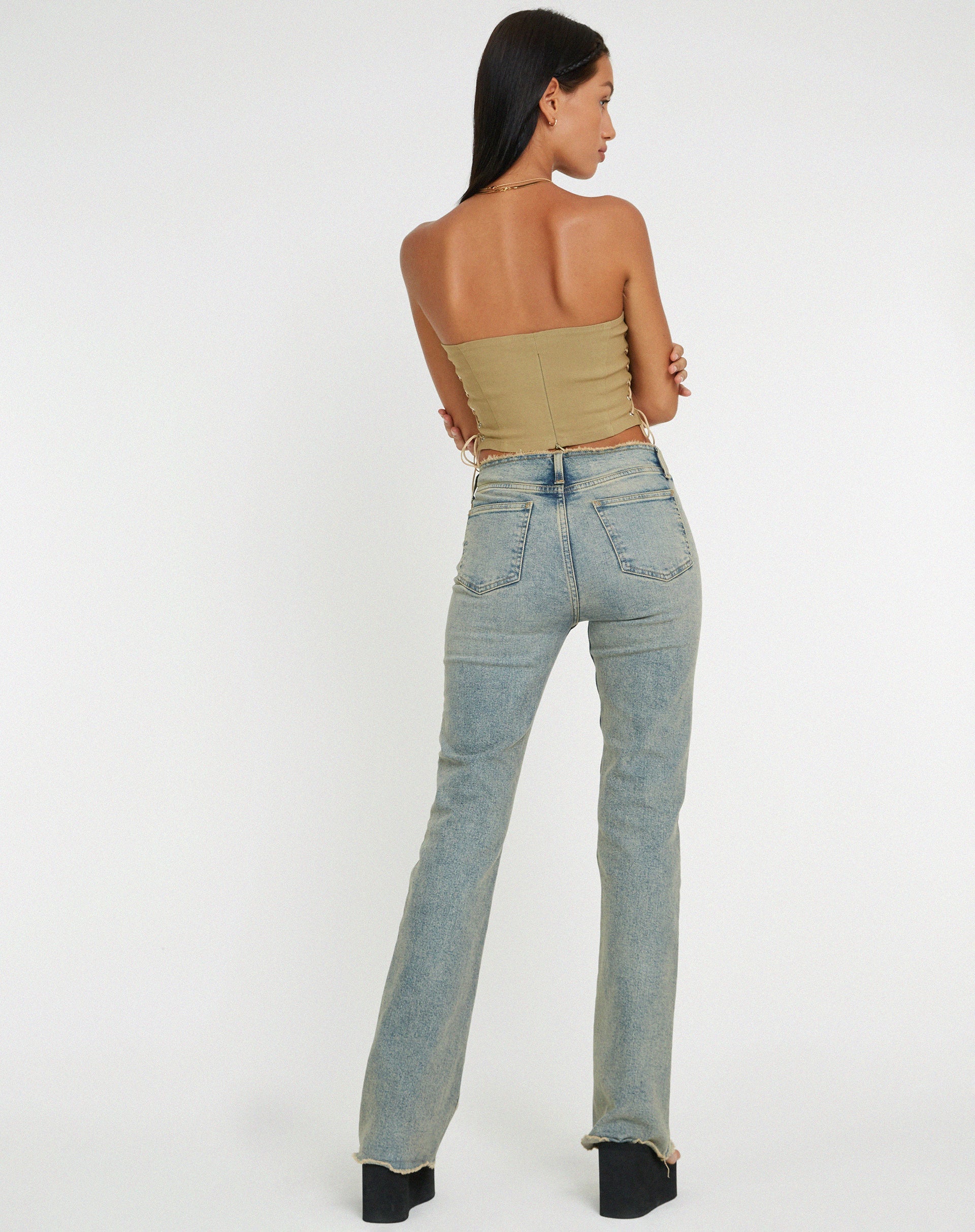 Afbeelding van Murga Corset Top in Zand