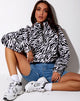 Afbeelding van Nance Top in 90s Zebra