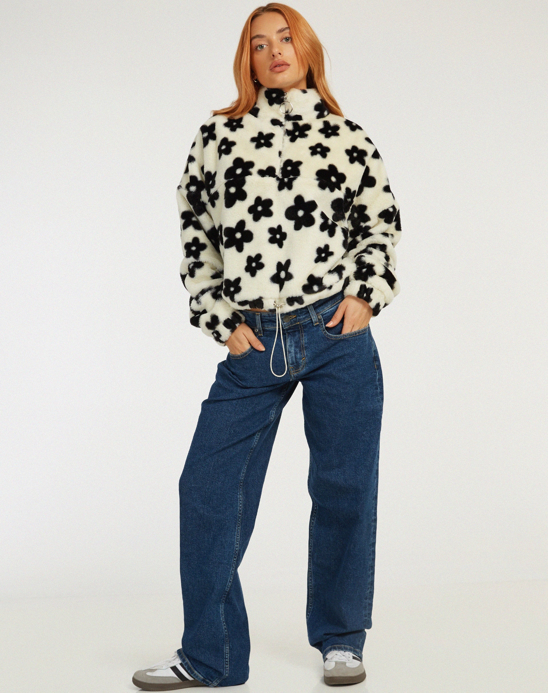 Afbeelding van Nero Jacket in Daisy Wit en Zwart