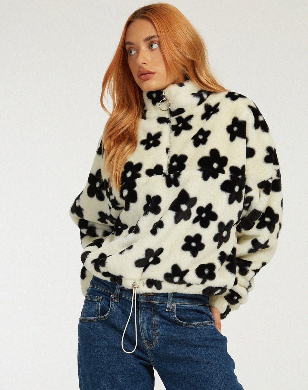 Nero jas in Daisy wit en zwart