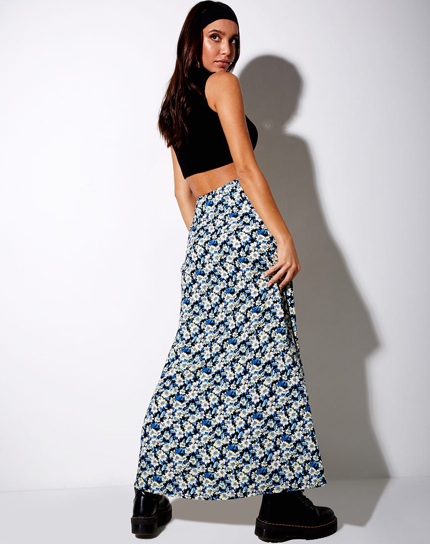 Afbeelding van Sayan Maxi rok in Asterblauw