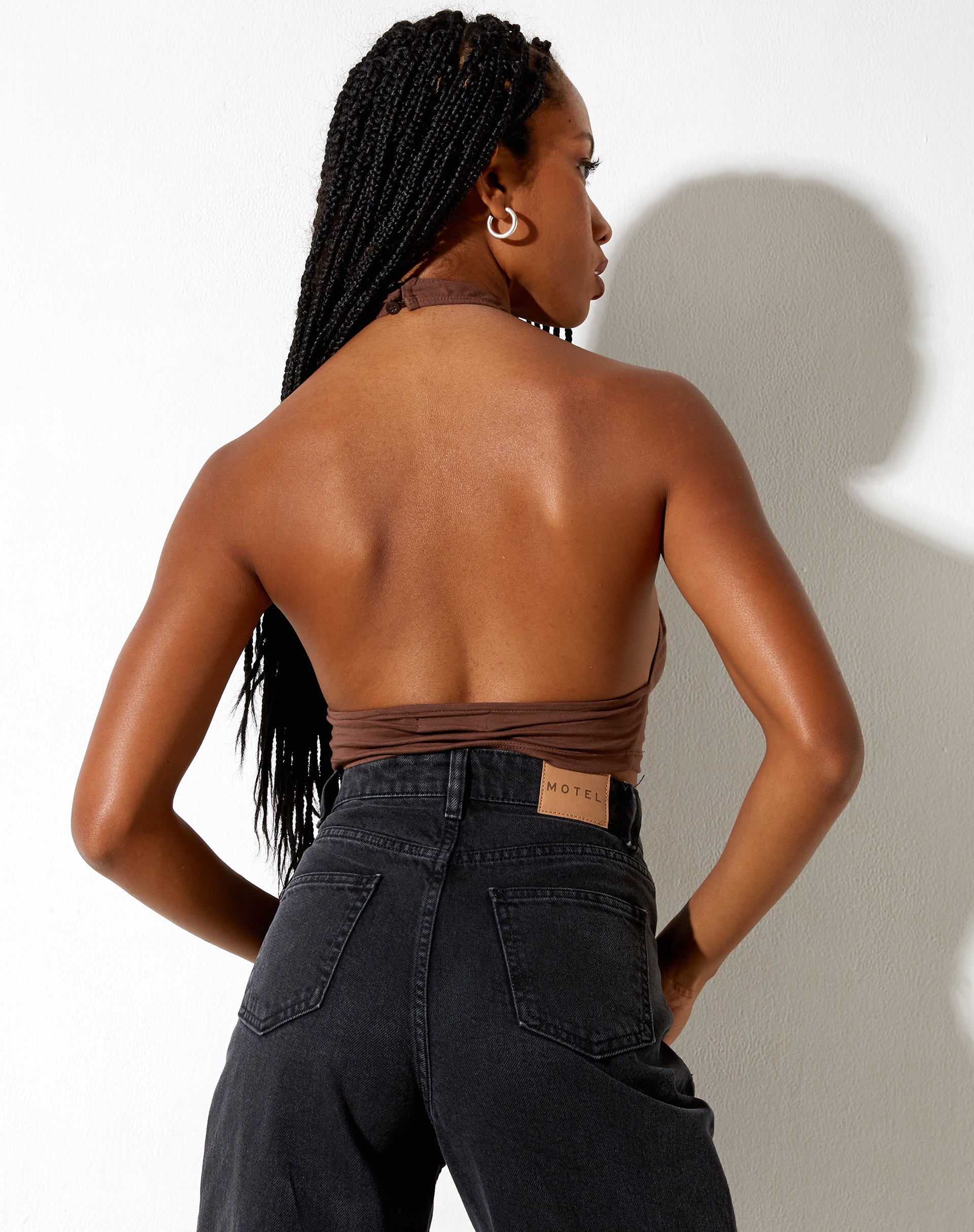 Afbeelding van Silta Crop Top in Deep Mahagony