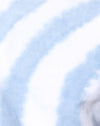 Blauw-witte Swirl Tie Dye