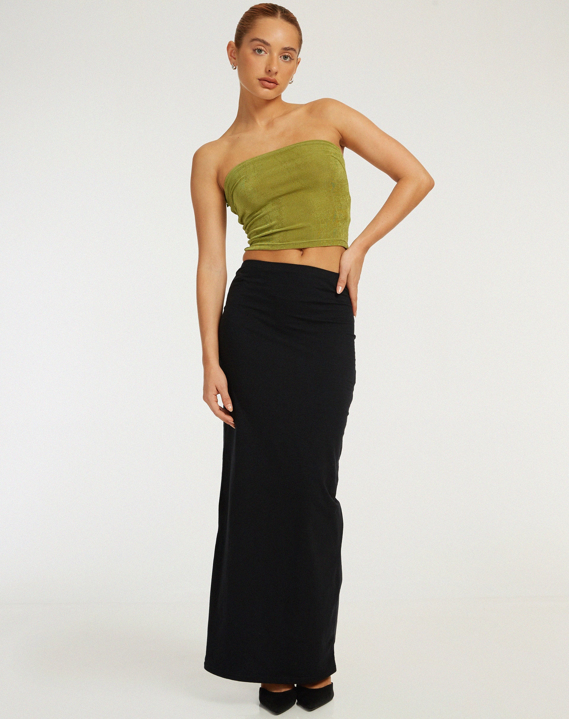Afbeelding van Tiska Bandeau Top in Lime