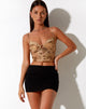 Afbeelding van Yena Crop Top in Botanical Animal