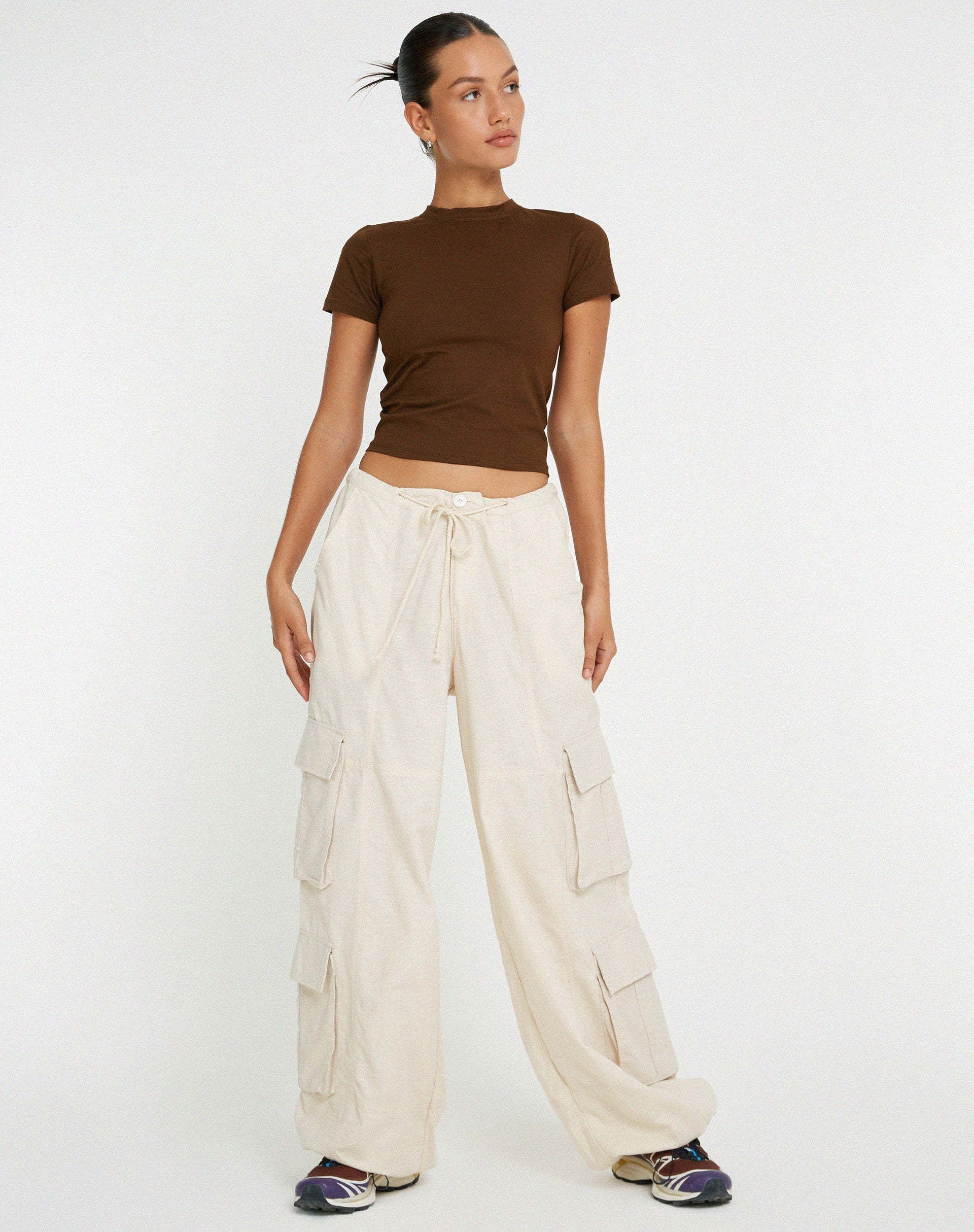 Afbeelding van Surtie Crop Top in Cacao