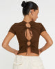 Afbeelding van Surtie Crop Top in Cacao