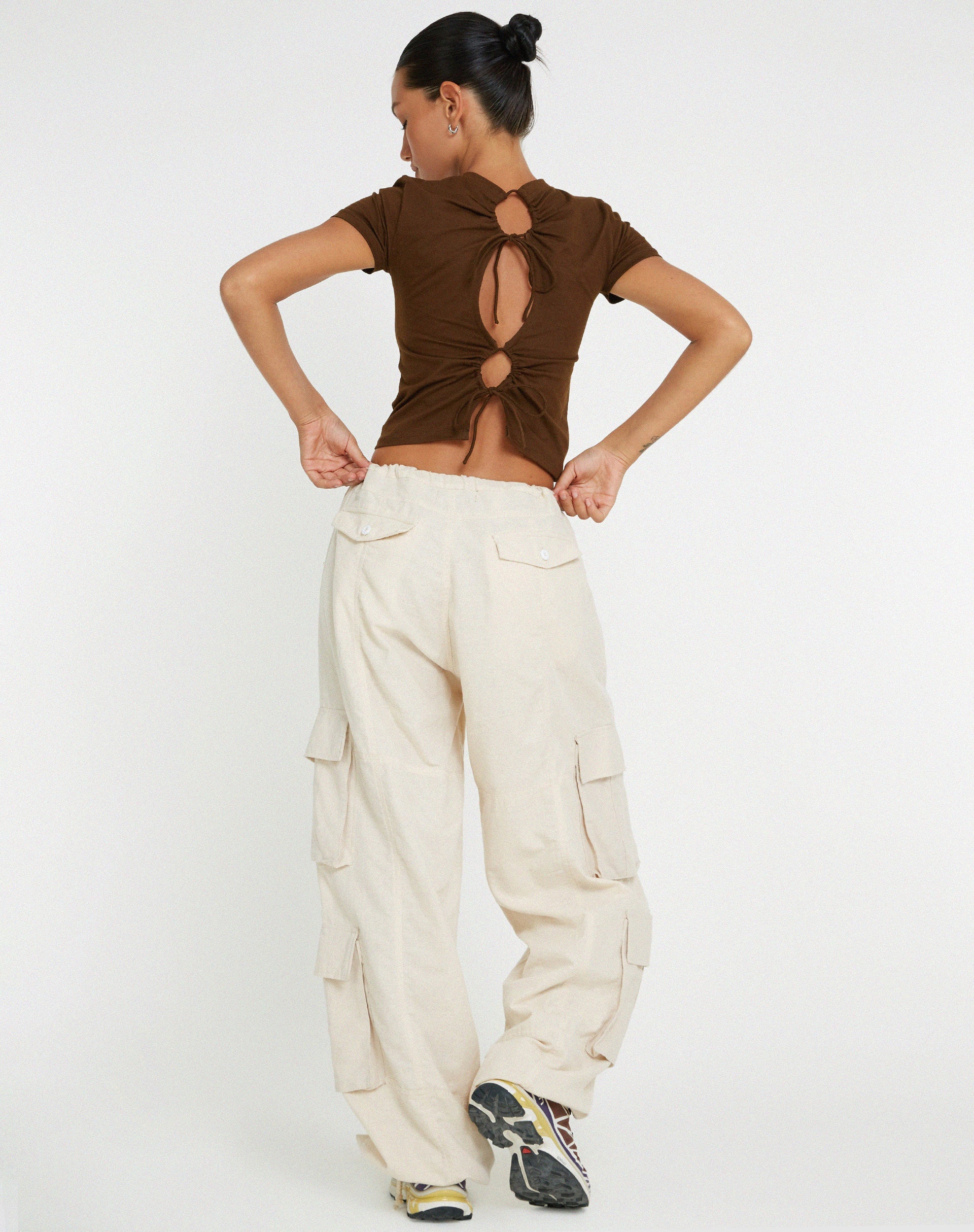 Afbeelding van Surtie Crop Top in Cacao