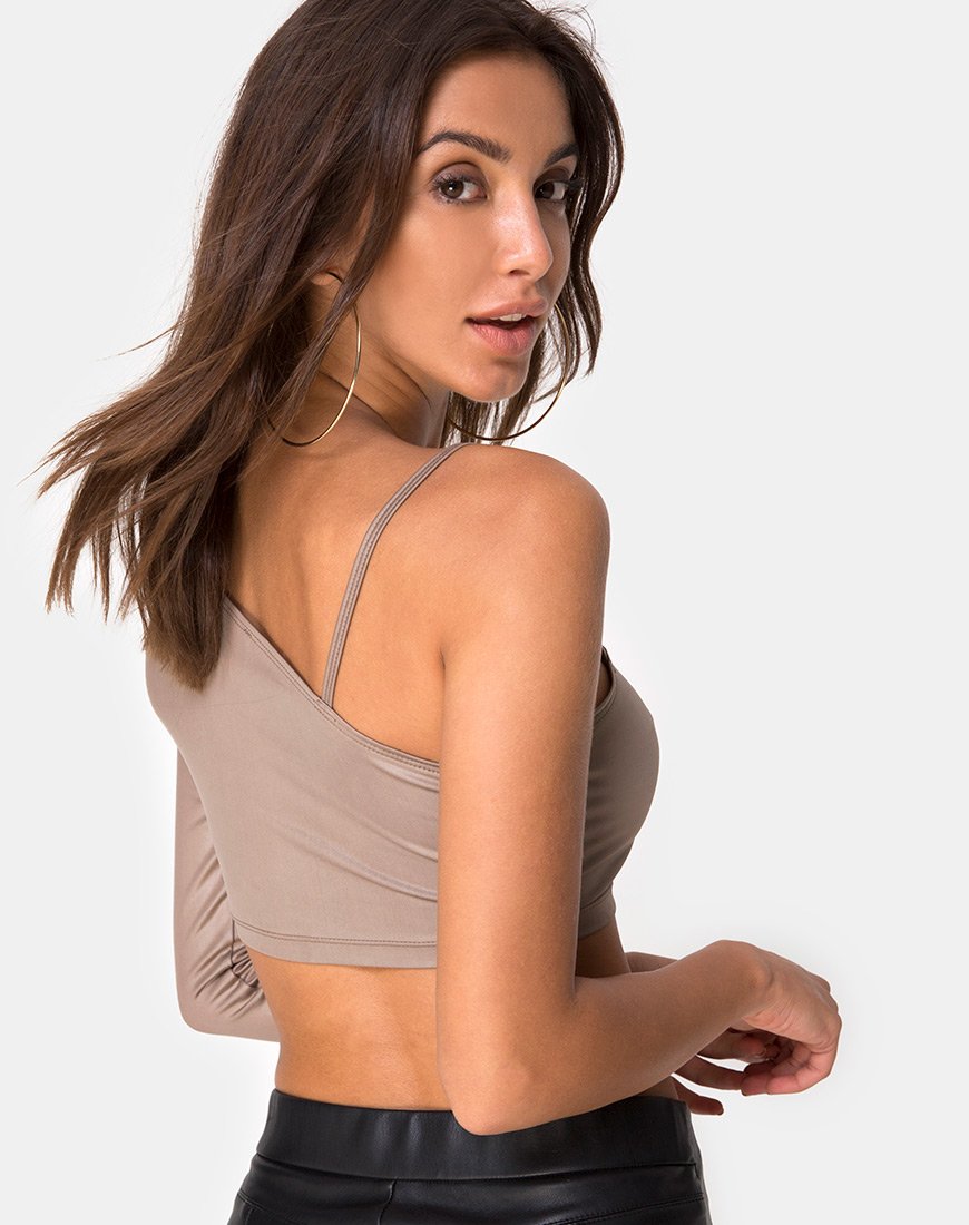 Afbeelding van Rhi Top in Cacao Spandex