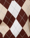 Gebreide Argyle Tan