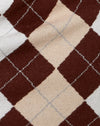 Gebreide Argyle Tan