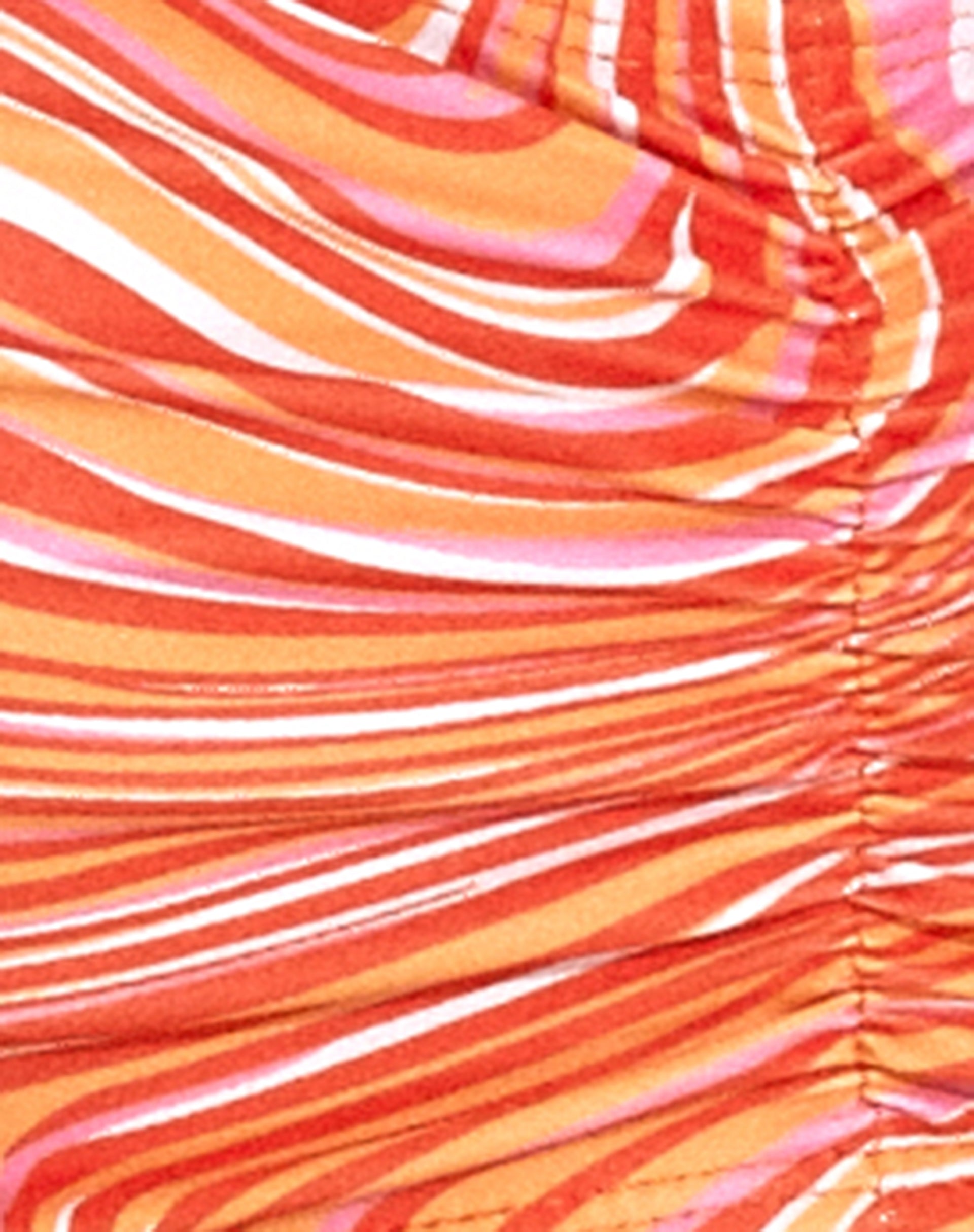 Afbeelding van Ricca Bikinitop in 70s Ripple Mandarijn