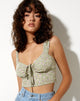 Afbeelding van Ridis Vest Crop Top in Parma Violet