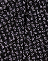 Donker Base Floral Zwart