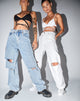 Afbeelding van Rips Parallel Jean in White Wash