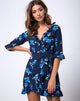 Afbeelding van Riser jurk in Midnight Blue Rose
