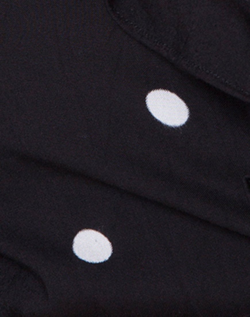 Afbeelding van Riser Jurk in Polkadot Zwart-Wit