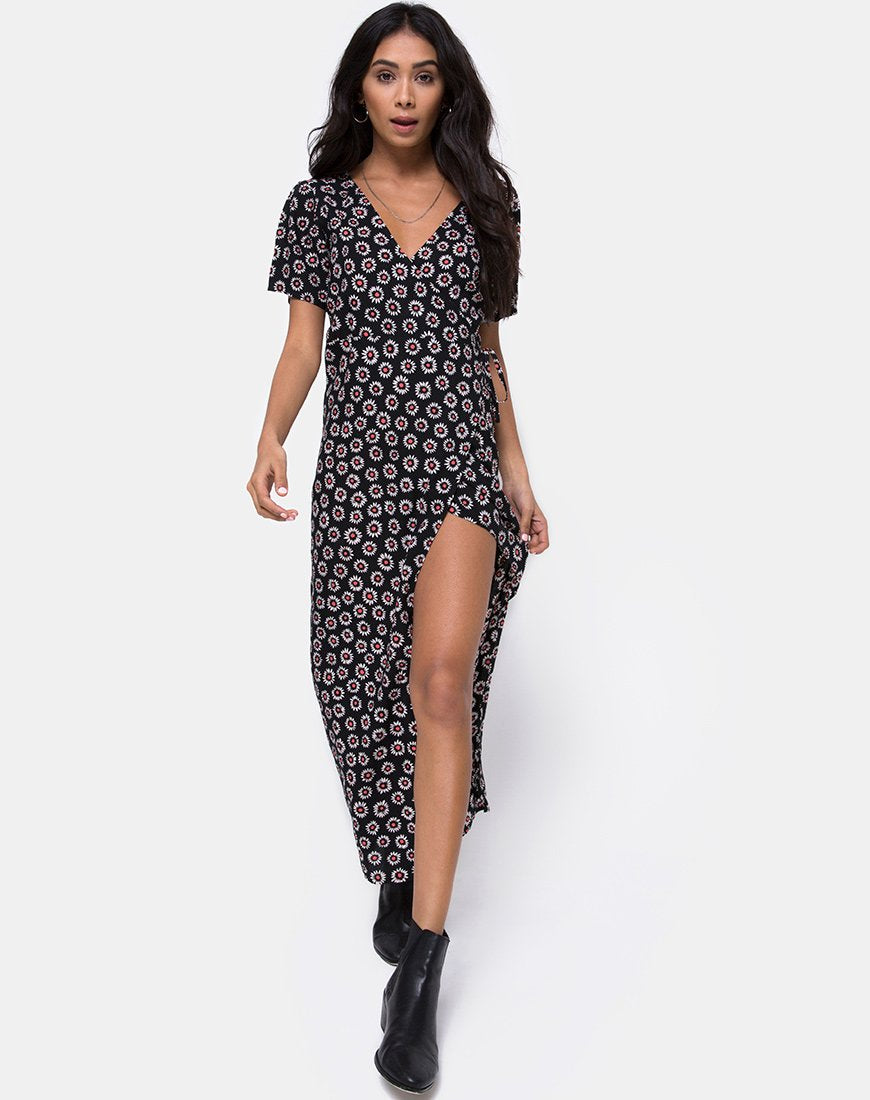 Riva Maxi Dress in Dansende Margriet