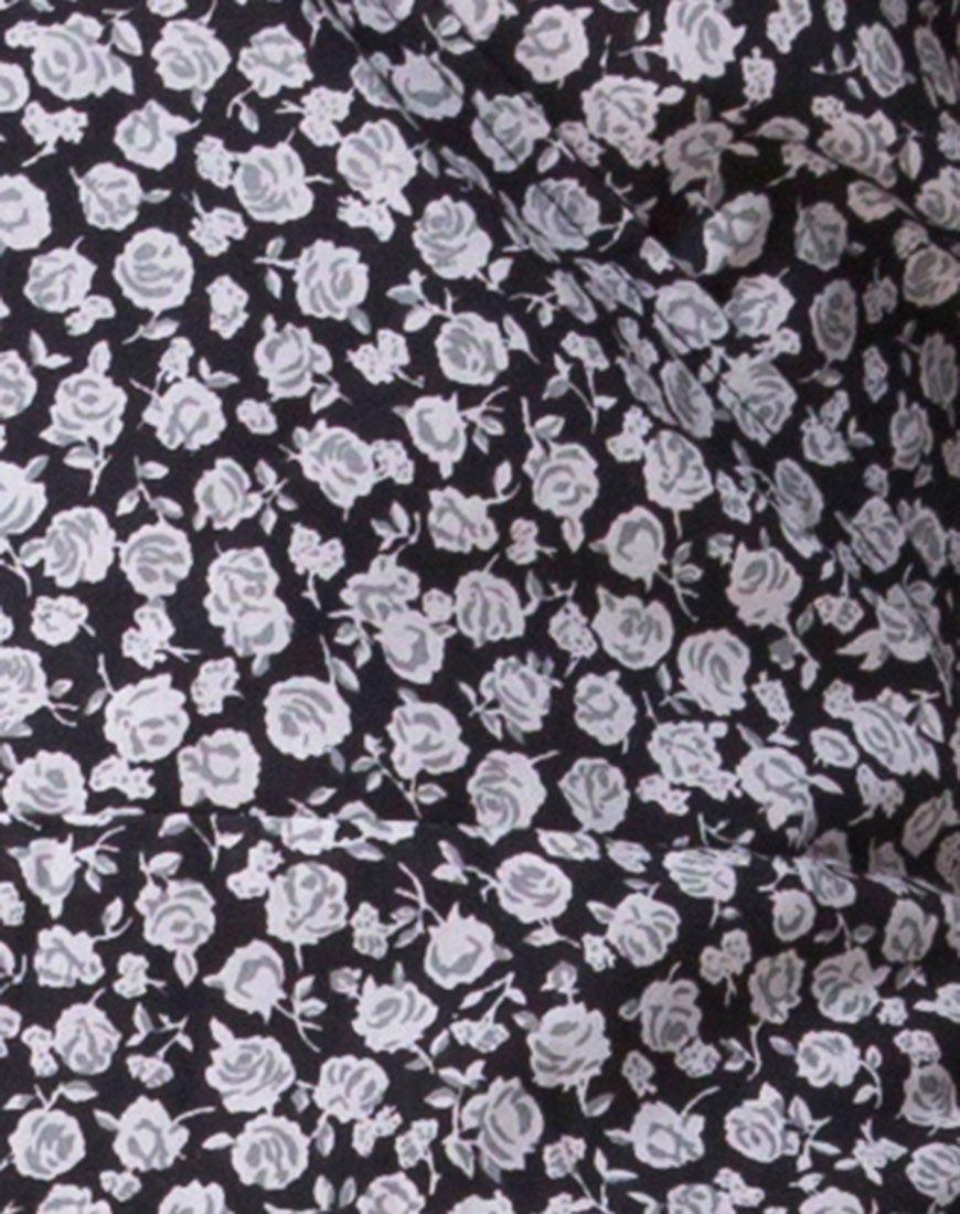 Afbeelding van Riva Jurk in Ditsy Rose Zwart