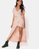 Afbeelding van Riva jurk in New Polka Nude Zwart