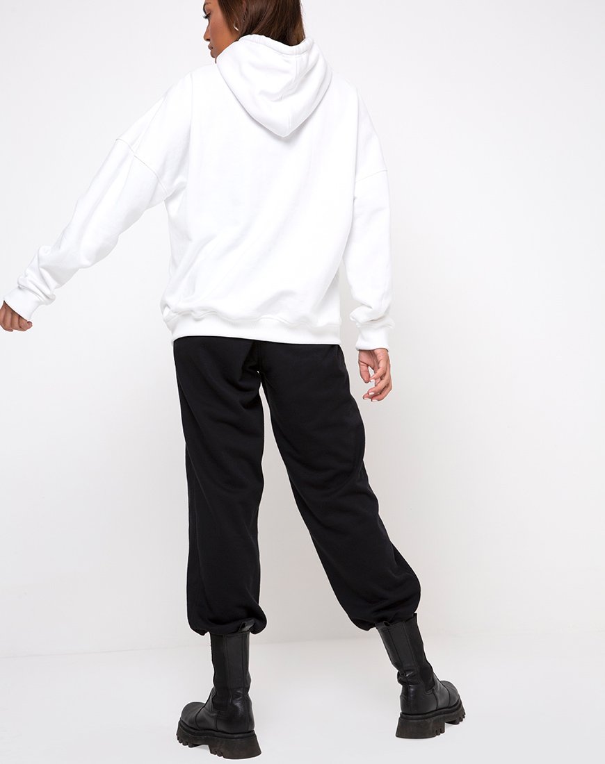 Afbeelding van Oversize Hoody in White Angel Embro