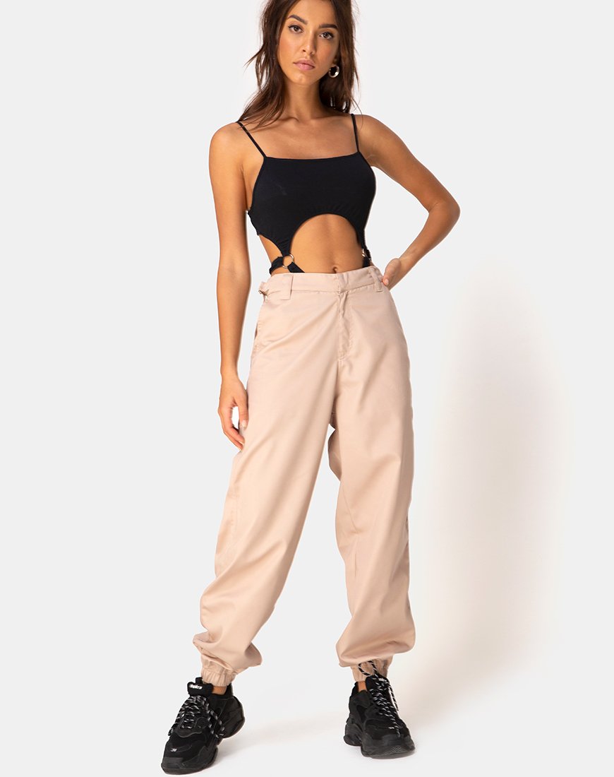 Afbeelding van Jubie Cargo Broek in Tan Boor