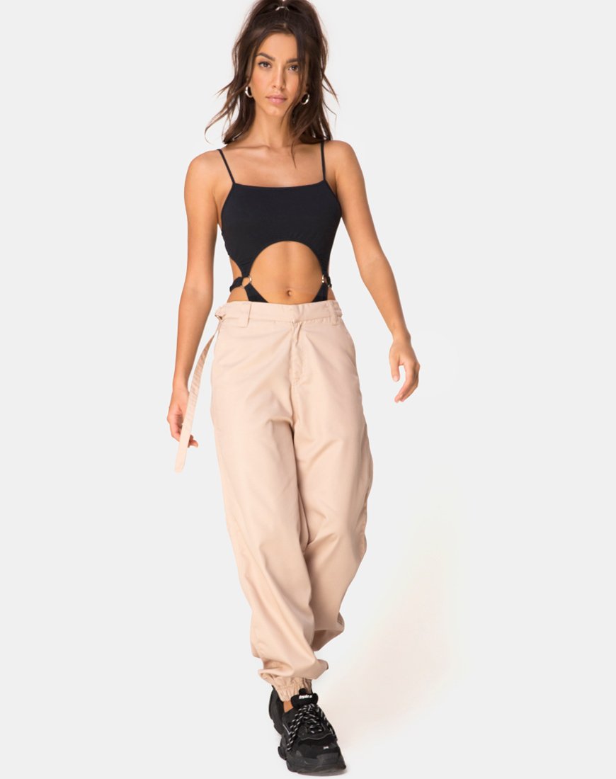 Afbeelding van Jubie Cargo Broek in Tan Boor