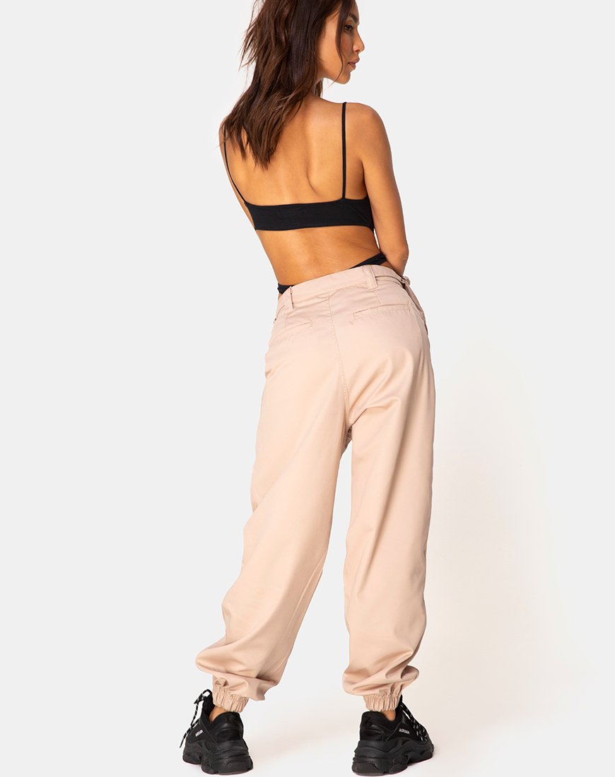 Afbeelding van Jubie Cargo Broek in Tan Boor