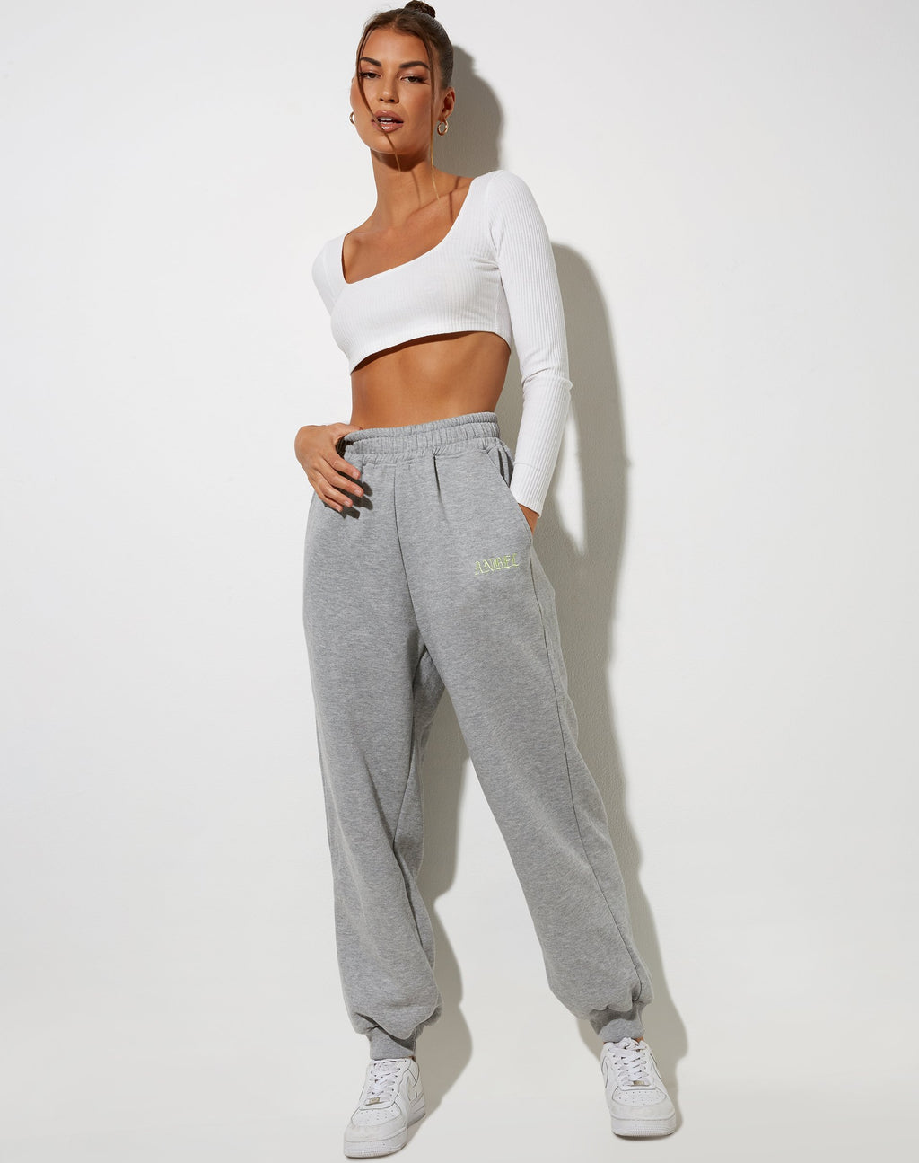 Roider Jogger in Greymarl met 'Angel' Embro in Lemon