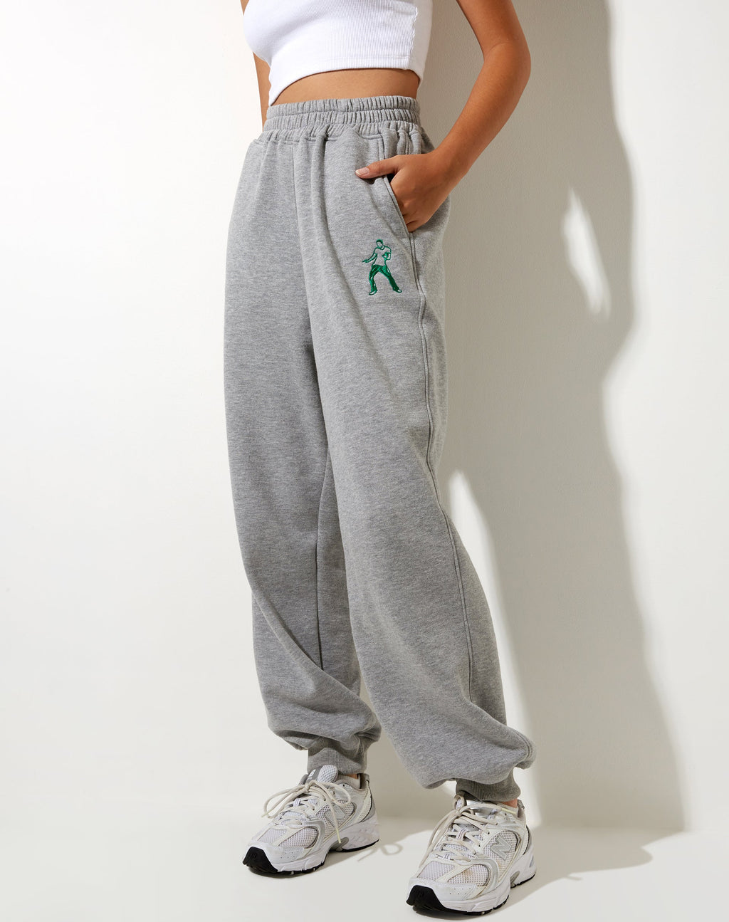Roider Jogger in Greymarl Dansend Figuur Embro
