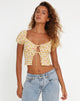 Afbeelding van Rom Top in Daisy Chain Cream