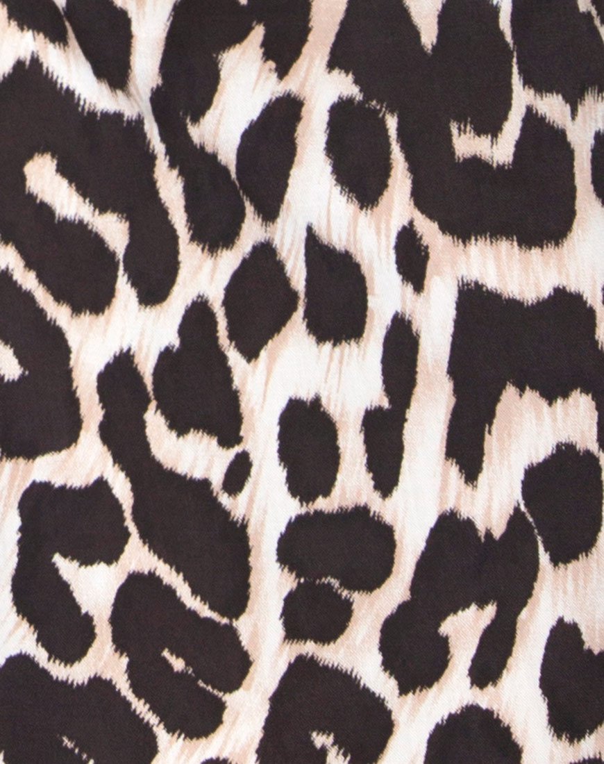 Afbeelding van Romeo Plunge Playsuit in oversized Jaguar