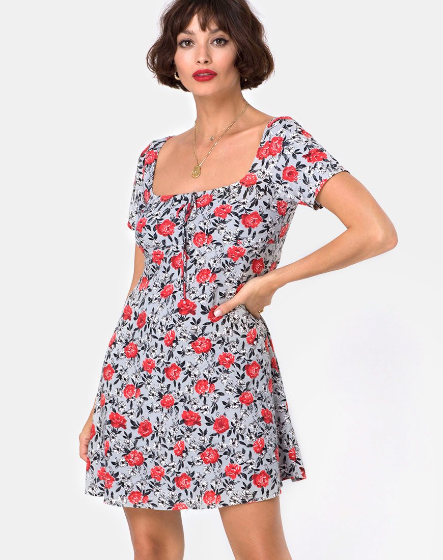 Ruchi Jurk in Blooming Rose