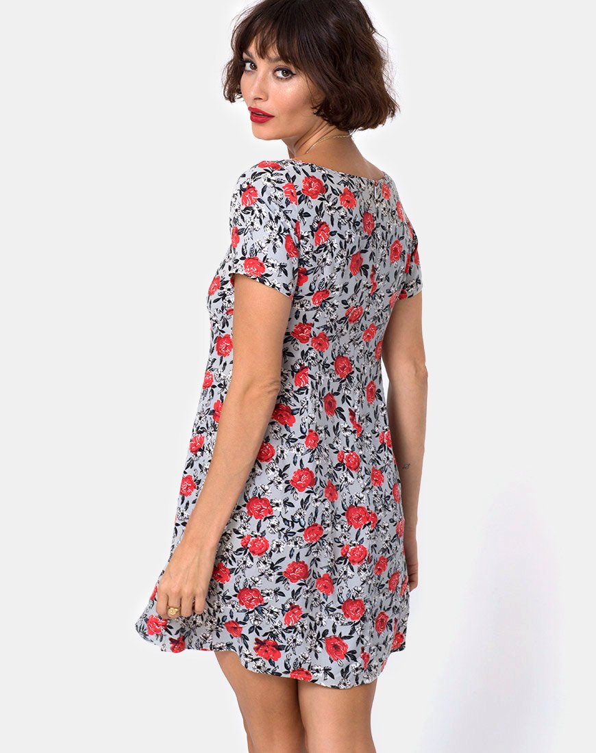 Ruchi Jurk in Blooming Rose
